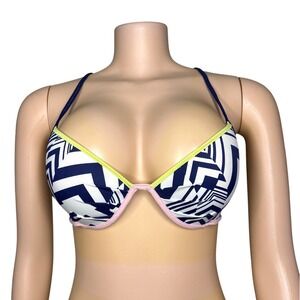 Victoria's Secret Swim The Fabulous Padded Push-Up Underwire Bikini Top Size 34C